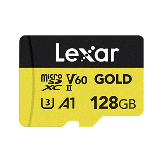 Lexar  GOLD micro SDXC UHS-II Card 128G up to 280MB/s read, up to 100MB/s write - Image 1 of 1