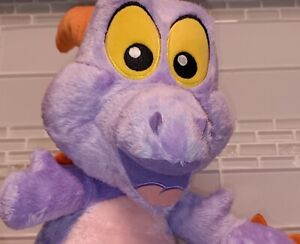 Disney Epcot Figment Purple Dragon 10" Plush Stuffed Animal w/Big Feet