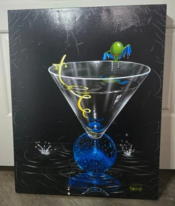 Michael Godard "Dry Martini with a Twist" - 91/125 Signed Autographed - Picture 1 of 10