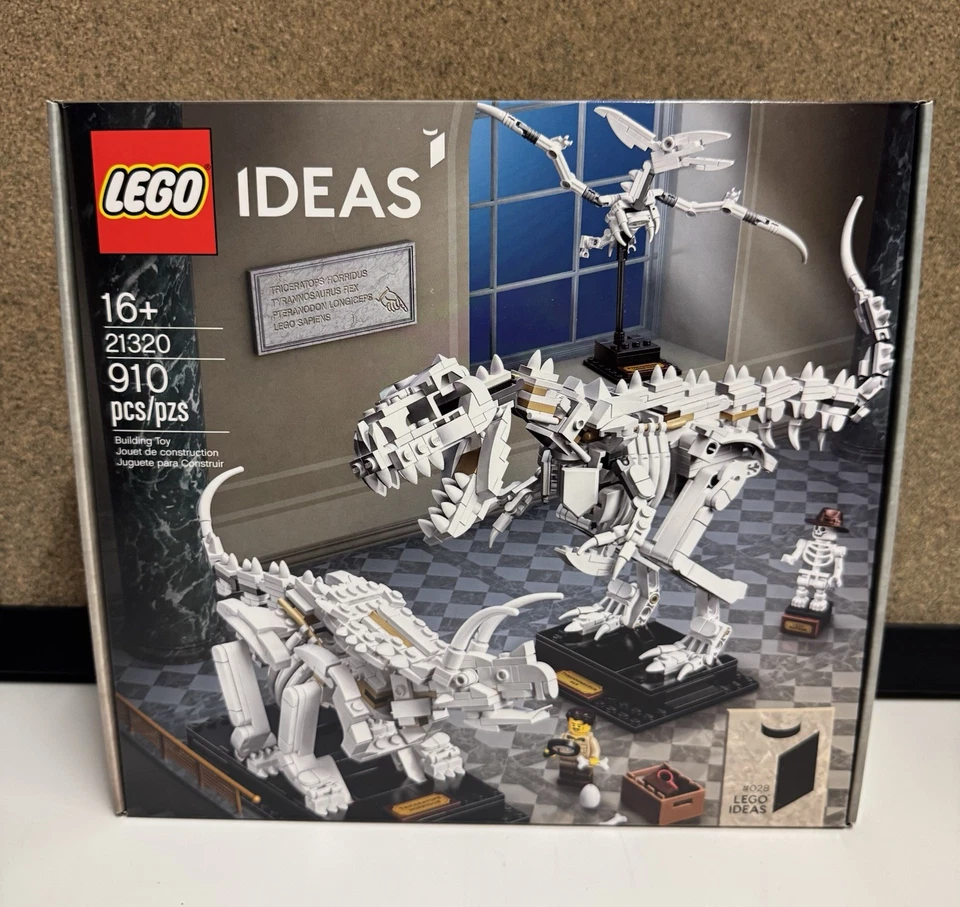 LEGO Ideas: Juego de construcción de fósiles de dinosaurios (21320) nuevo en caja sellada Foto 1 de 3