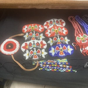 Indianer Meer Perlen Handarbeit Schmuck - Bild 1 von 11