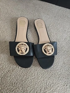 Sandali neri donna Versace usati - taglia 8 - Foto 1 di 5