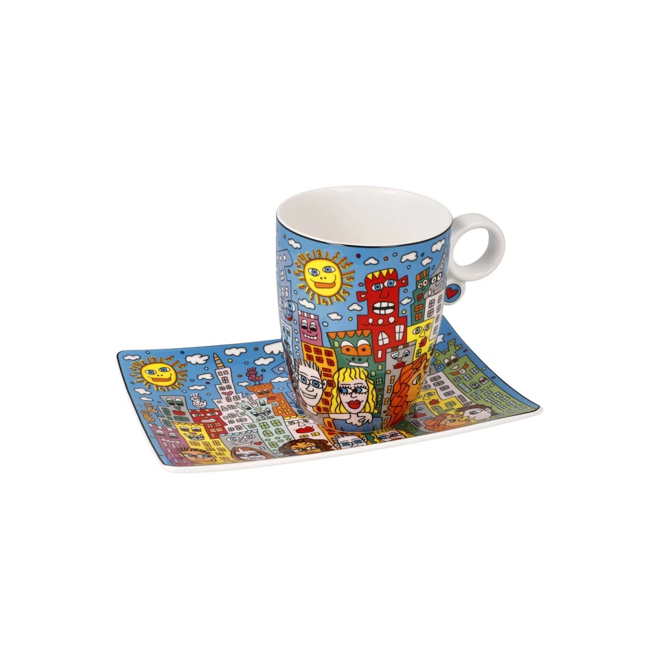 Goebel Kaffee Tee Tasse James Rizzi Summer in the City 26102791