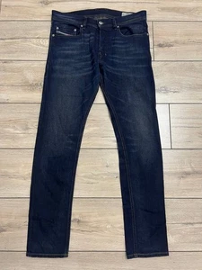 Pantalones de mezclilla elásticos zanahoria ajustados Diesel Tepphar para hombre talla W 30 L 30 - Imagen 1 de 10