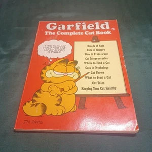 1981 Garfield The Complete Cat Book by Jim Davis Paperback Book - Photo 1/19