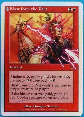 Blast from the Past FOIL Unhinged PLD Red Rare MAGIC CARD (ID# 490845) ABUGames - Image 1 of 2