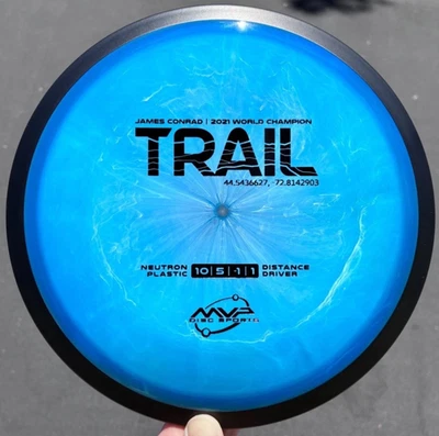 Axiom MVP Neutron Trail - Transitional Color Swirl Explosion Conrad Disc Golf - Image 1 of 4