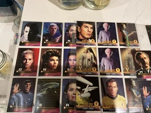 Lote de tarjetas autografiadas Star Trek serie original desafío  - Imagen 1 de 4