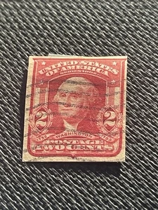 Antique US Stamp Scott #320 George Washington Very Fine Used Condition - Bild 1 von 2