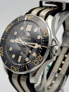 James Bond 007 Ltd 'No Time To Die'' Seiko TMI NH35A Auto Movt Watch 30ATM.. - Picture 1 of 20