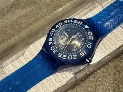NUEVO RELOJ SWATCH SCUBA LIBRE "LA NAVE VA" SUUS100 HOMBRE/DAMA Azul Foto 1 de 4