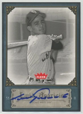 Luis Aparicio 2006 Fleer Greats of the Game AUTO Autographs #61 Chicago White - Image 1 of 2