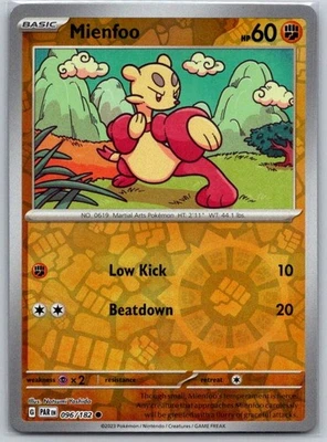 Mienfoo 096/182 Reverse Holo SV04: Paradox Rift NM - Image 1 of 2