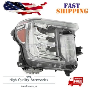 Full LED Headlight For 2020-2023 GMC Sierra 2500 3500 HD Right Passenger Side - Picture 1 of 15