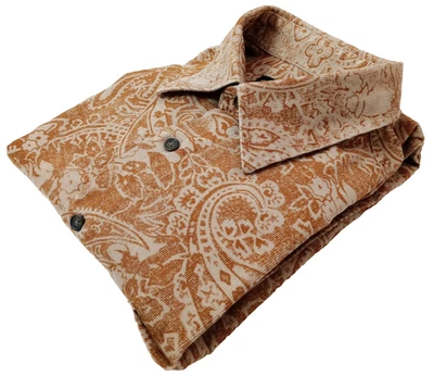 Camisa de Pana Savane Para Hombre Reino Unido Talla 2XL Marrón Cachemira Manga Larga Bolsillo Algodón Foto 1 de 4