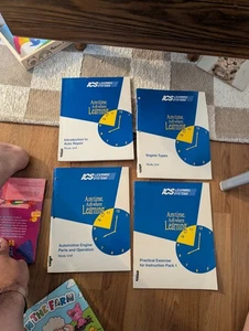 ics learning systems auto mechanics lot automotive repair engines study guide 4x - Picture 1 of 15