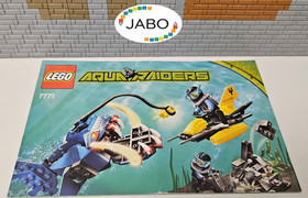 (OK O7/2) Lego Aquaraiders ll instructions 7771 Angler Ambush