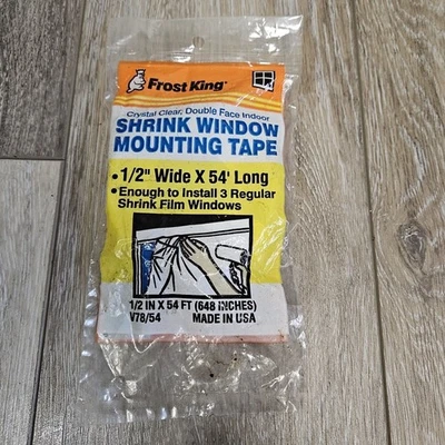 Frost King Shrink Window Mounting Tape 1/2 x 54' Long - Image 1 of 4