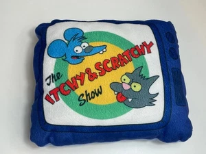 The Simpson's The Itchy & Scratchy Show Kissen Plüsch 11 Zoll Universal Studios - Bild 1 von 5