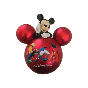Orecchie a sfera in vetro Walt Disney World 2008 ornamento Topolino - Foto 1 di 6