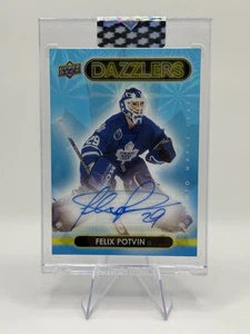 2024-25 Upper Deck Clear Cut Felix Potvin Dazzlers Acetate Auto #DA-FP - Picture 1 of 10