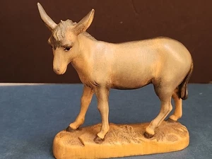  ANRI ESEL Holzschnitzerei KARL KUOLT (?) Krippe Weihnachtsfigur 5" groß - Bild 1 von 20