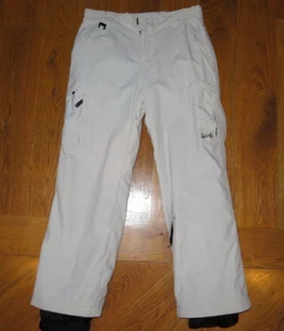 QUIKSILVER Lt. Beige/Sand Nylon SNOWBOARD Ski CARGO HOSE Jugend Junge/Mädchen XL - Bild 1 von 8