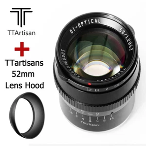 TTArtisans 50mm F1.2 APS-C Lens for Fujifilm Fuji X S10 XT200 XT4 XPro3 X-E2 XA1 - Picture 1 of 8
