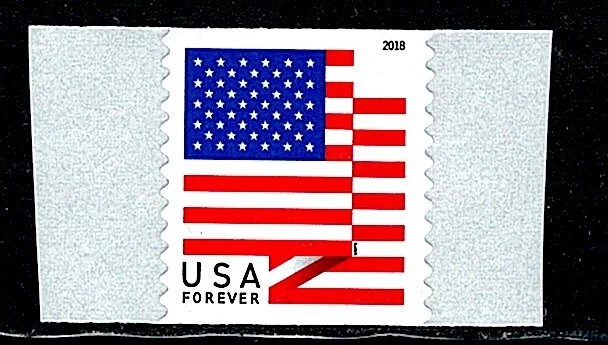 US Mint Single Coil Flags Forever Stamp,Scott#5261 (MNH) - Image 1 of 1