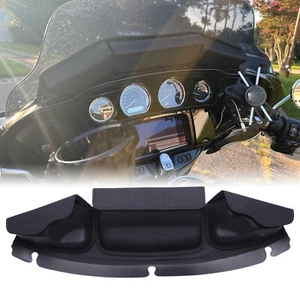 Windshield Saddle 3 Pouch Bag For Harley Touring Electra Street Tri Glide 14-24 - Foto 1 di 10