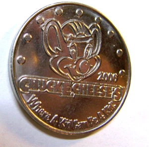 2006 Chuck E Cheese's Pizza Over the Hedge Verne Schildkröte Arcade-Spiel Silber Medaille - Bild 1 von 5