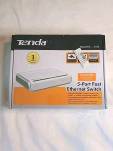 Tenda S105 5 Port Fast Ethernet Switch 10/100Mbps Brand New Sealed - Picture 1 of 8