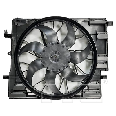 NEW COOLING FAN ASSEMBLY Radiator and Condenser FITS VOLVO- OEM # 31657360-9 - Image 1 of 4
