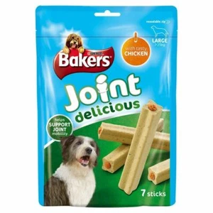 Bakers Joint Delicious Large Dog Treats Chicken 7 per pack (PACK OF 2) - Picture 1 of 1