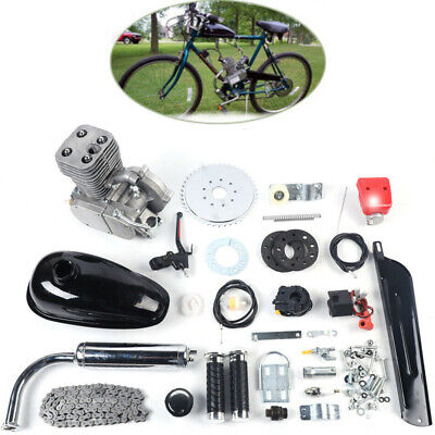 Upgraded Full Motorized Bike Petrol 100cc 2-Stroke Gas Engine Bicycle Motor Kit • 165.44€