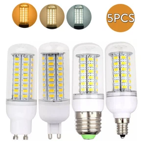Led Corn Bulbs 360/degree 110v 220v Light 5730smd 24ledss 69leds Clear/pc/shell - Picture 1 of 12