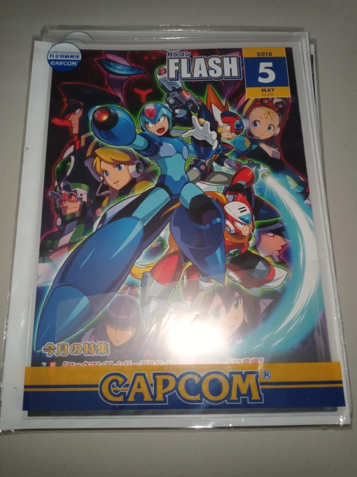 Pacote promocional CAPCOM Flash Shop 2018 5 de maio Rockman 11 japonês RARO  - Imagem 1 de 1