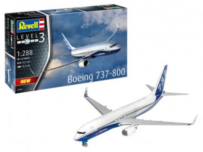 KIT MODELLINO AEREO STATICO REVELL BOEING 737-800 MODELLISMO SCALA 1:288 - Immagine 1 di 4
