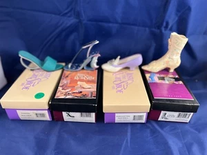4 JUST THE RIGHT SHOE GEOMETRIKA, LUMINOUOS, VICTORIAN WEDDING BOOT + 1 lot 16 - Picture 1 of 11