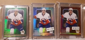 MATHEW BARZAL 2016-17 UD FLEER e/x  COMPLETE RAINBOW ROOKIE LOT /13 /30 SSP's - Picture 1 of 2