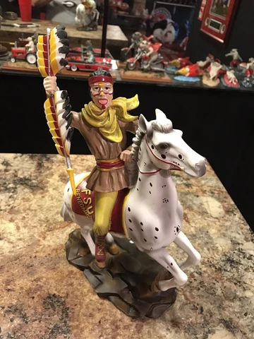 Florida State Seminoles mascot FSU figurine extremely rare Cover