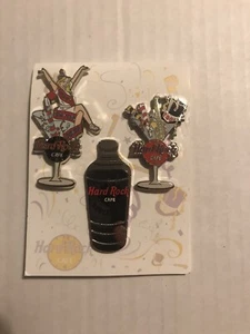 Hard Rock Cafe Pin Set Happy New Year 2001 Barcelona Spanien - 3 Pin Lot - Bild 1 von 4