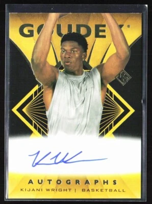 Autógrafos Goudey Kijani Wright RC 2023-24 #GA-KW Foto 1 de 2