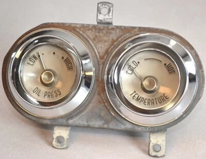 1956 Desoto Oil Pressure & Temperature Dash Gauge Instrument Cluster - Picture 1 of 5