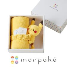 Pokemon Pikachu Monpoke Blanket towel Pikachu Band Baby Gift Box