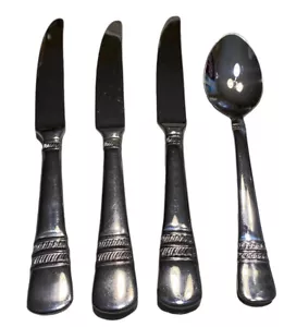 Wallace 18 10 fasce posate inox Gadroon meridionale 3 coltelli 1 cucchiaio - Foto 1 di 16