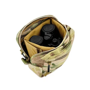 Tactical MOLLE Attachment Bag Small Pouch PVS31 NVG Lined lining Storage - Picture 1 of 26