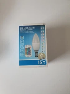 ISY RGB LED Birne Mit Fernbedienung - Bild 1 von 4