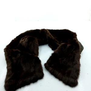 The Fur Room - Rackhams - Vintage Fur Stole Wrap - Brown - 63" Width - Picture 1 of 3