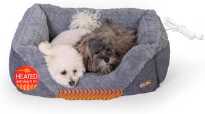 Thermo-Pet Lounge Sleeper Indoor Heated Dog Bed for Small to Medium Dogs & Cats - Picture 1 of 7